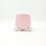 Cache pot rose poudré Bubble gum M en céramique monjungle