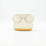 Cache pot lunettes 7cm en dia monjungle
