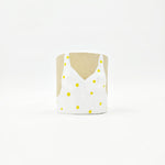 Cache Pot: Maillot Petits Pois Jaunes monjungle