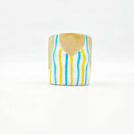 Cache pot BIKINI: Maillot Bleu et Jaune monjungle