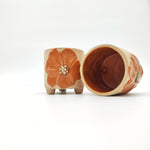 Cache Pot Fleurs: Orange monjungle